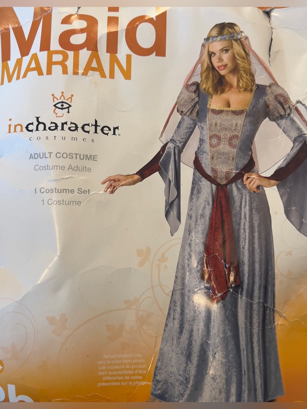 Maid Marian halloween costume women Medium Costume Dress Incharacter REN Faire